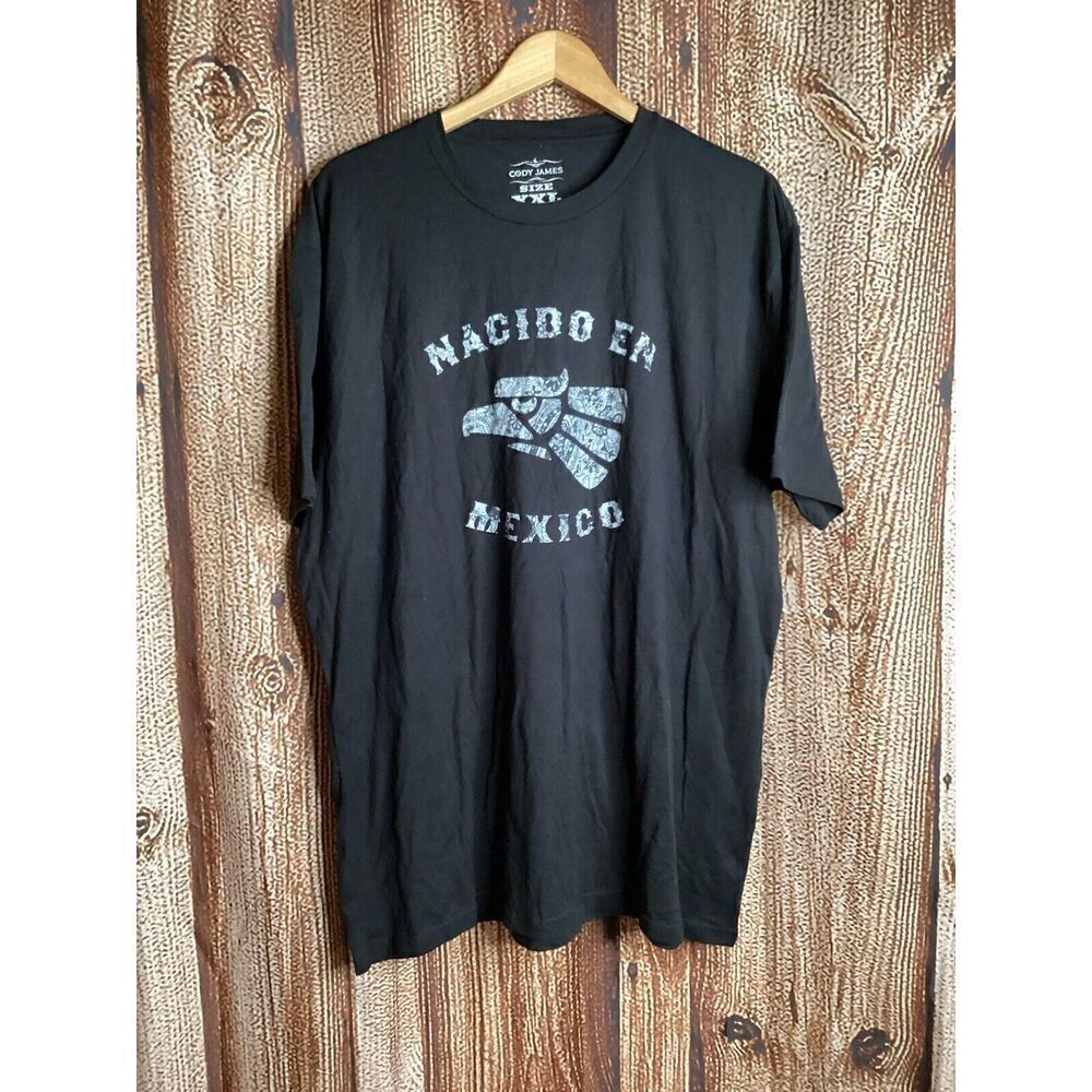 Cody James Mens T Shirt 2XL Nacido En Mexico Eagle Western Cowboy